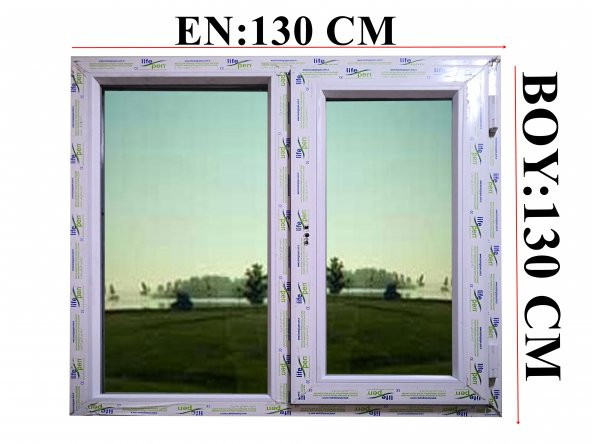 130X130 Pvc ISICAMLI PENCERE - 2