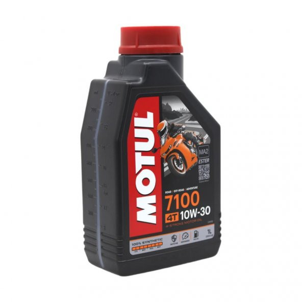 Motul 7100 4T 10W-30 1 Lt 4 Zamanlı Motosiklet Motor Yağı (2 Adet) - 2