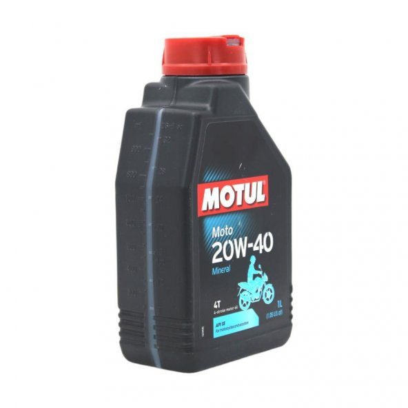 Motul Moto 4T 20W-40 1 Lt 4 Zamanlı Mineral Motosiklet Yağı (4 Adet) - Resim 2