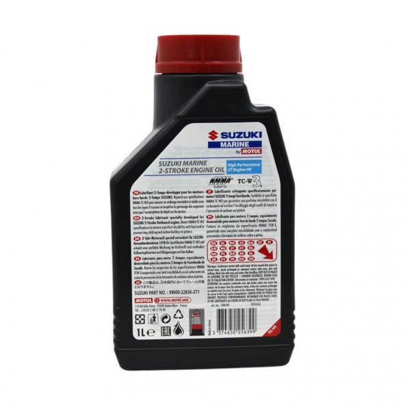 Motul Suzuki Marine 2T 1 Lt 2 Zamanlı Tekne Motor Yağı - Resim 4