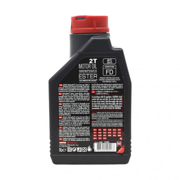 Motul SnowPower 2T 1 Lt 2 Zamanlı Kar Motosiklet Yağı - 4