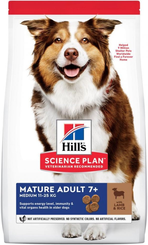 Hills Active Longevity +7 Kuzulu Medium Irk Yaşlı Köpek Maması 14 kg