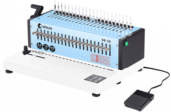 Mühlen EB-20 Elektrikli Plastik Spiral Ciltleme Makinesi - 3