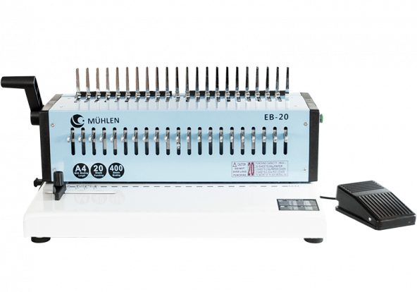 Mühlen EB-20 Elektrikli Plastik Spiral Ciltleme Makinesi - 4