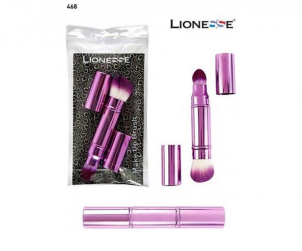 Lionesse 468 Çift Taraflı Fondöten-Allık Fırçası