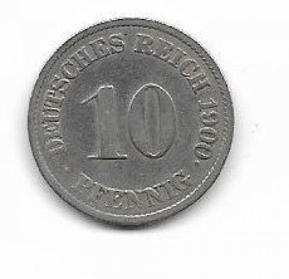 Almanya 10 Pfennig 1900-J (mp0119)