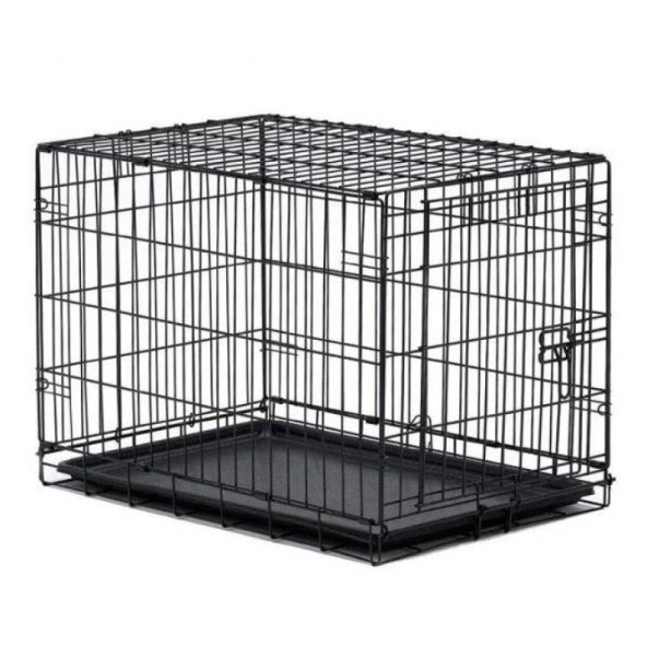Has Katlanabilir Köpek Kafesi No:3 76×47×52CM ( IZGARALI ) - 3