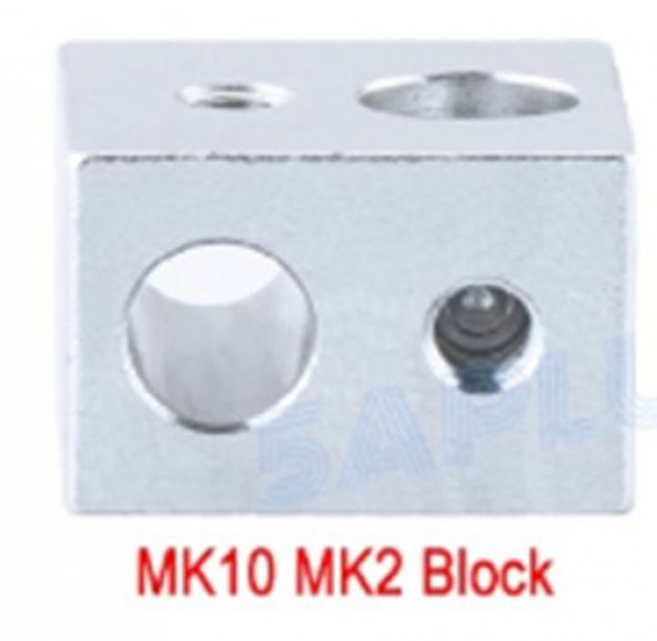 3D Printer Alüminyum Isıtıcı MK10 MK2 Blok 20-20-13mm x 1 adet  (rf128) - 3