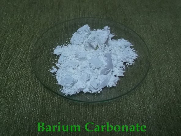 Baryum Karbonat  White  Powder  99   100gr  (R015)