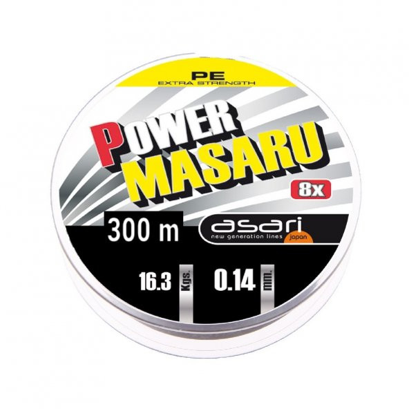 ASARI MASARU POWER 0.35mm 300mt 8x örgü ip