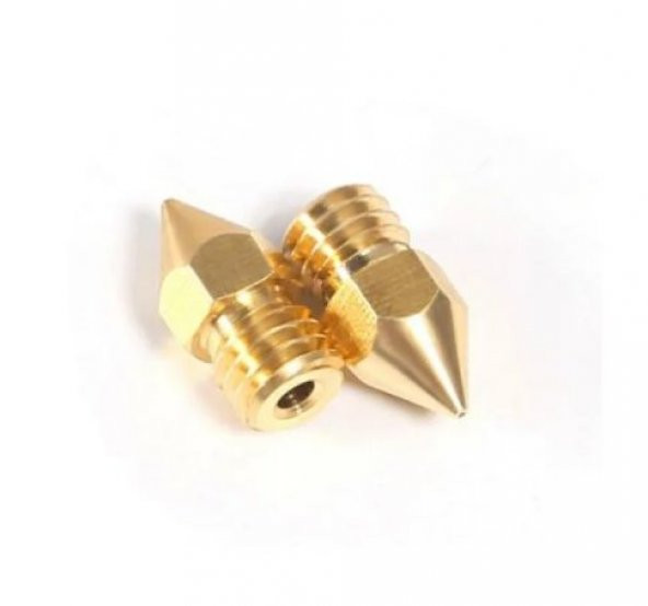 3D Printer / Yazıcı Extruder MK8 pirinç Nozzle - 0,4mm (1.75) 1 Adet (rf184)