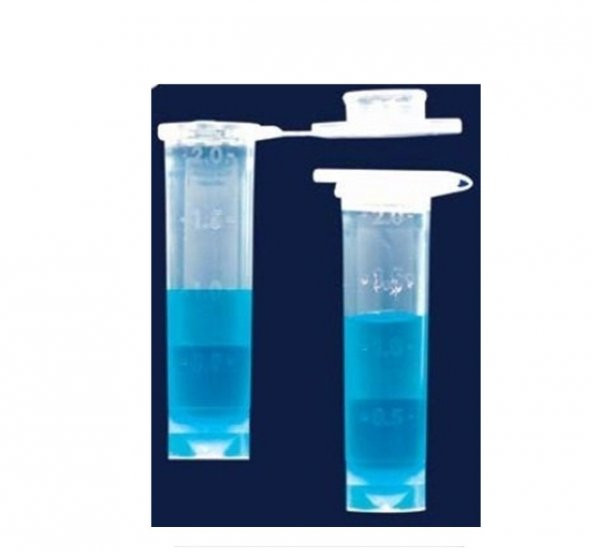 Plastik Tüp kapaklı 2,0 ml x20 adet