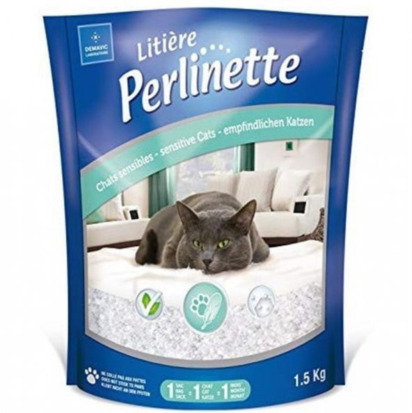 Perlinette Sensitive kedi kumu 1,5 kg (3,7 lt)