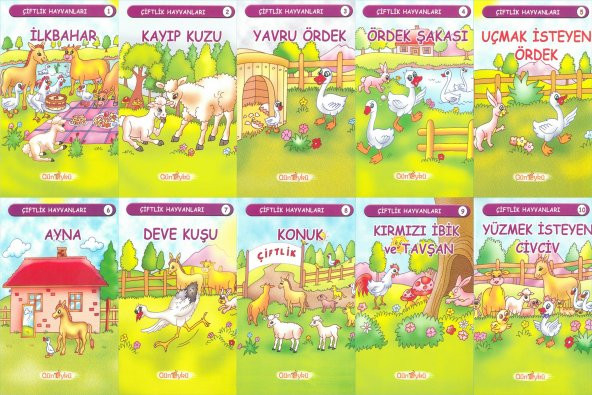 Çiftlik Hayvanları 10Kitap