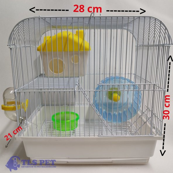 TLSPet İthal Hamster Kafesi HEDİYELİ ! - 3