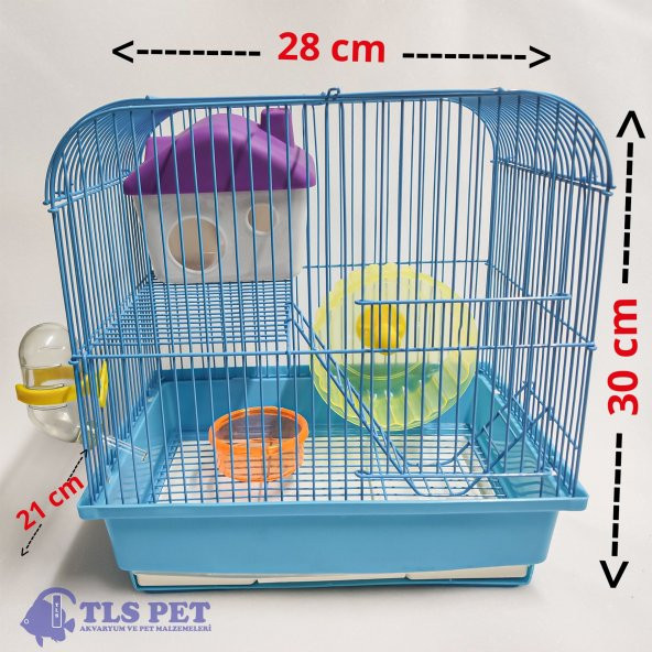 TLSPet İthal Hamster Kafesi HEDİYELİ ! - 4