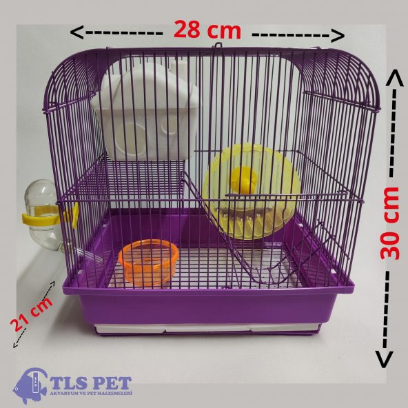 TLSPet İthal Hamster Kafesi HEDİYELİ ! - 5