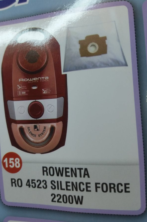 Rowenta RO 5921 Silence Force Extreme Süpürge Toz Torbası 10 ADET - 3