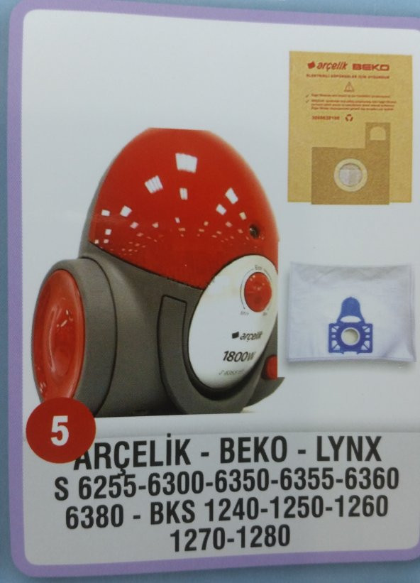 Arçelik TT 635 BEZ TOZ TORBASI 10 AD - 3