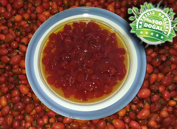 Doğal Kuşburnu Reçeli 500 gr. - Gümüşhane - Meyhazer Gıda - 3