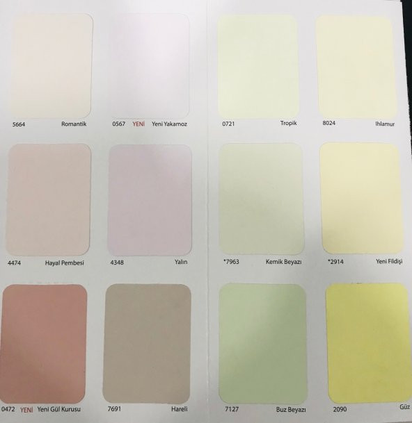 FİLLİ BOYA FAWORİ PLASTİK İÇ CEPHE BOYASI 3,5 KG (TÜM RENKLER) - 2