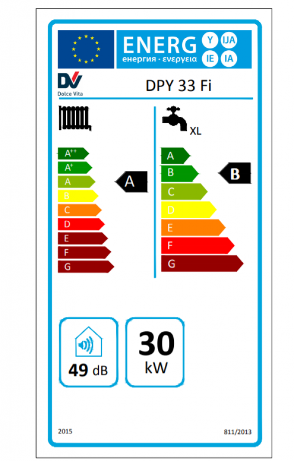 Dolce Vita (Baymak) Dpy 33/33 Kw (28.000 Kcal) Tam Yoğuşmalı Kombi - 2