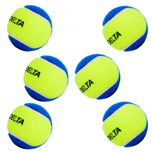 Delta Renkli Tenis Topu -6 Lı