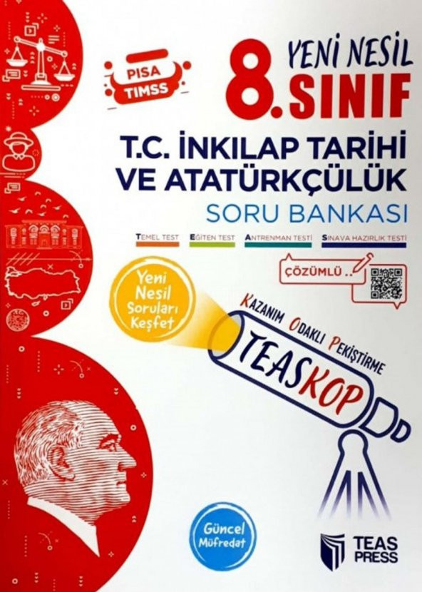 Teaskop 8.Sınıf İnkılap Tarihi Soru Bankası