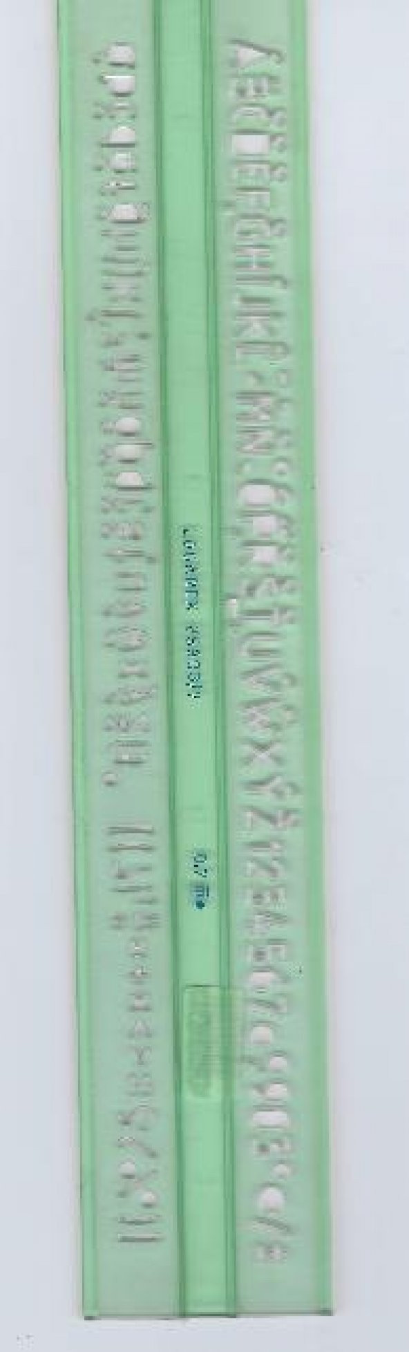 LOGAREX 25903/7 0,7 M HARF ŞABLONU - 1