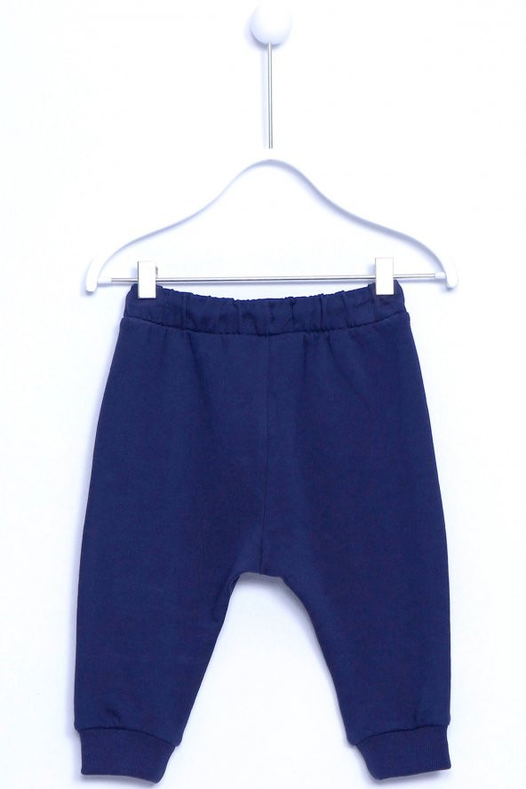 Lacivert Ceplibaskılı Bel Ve Paçalar Lastikli Sweat Pantolon|JP 110825 - 2