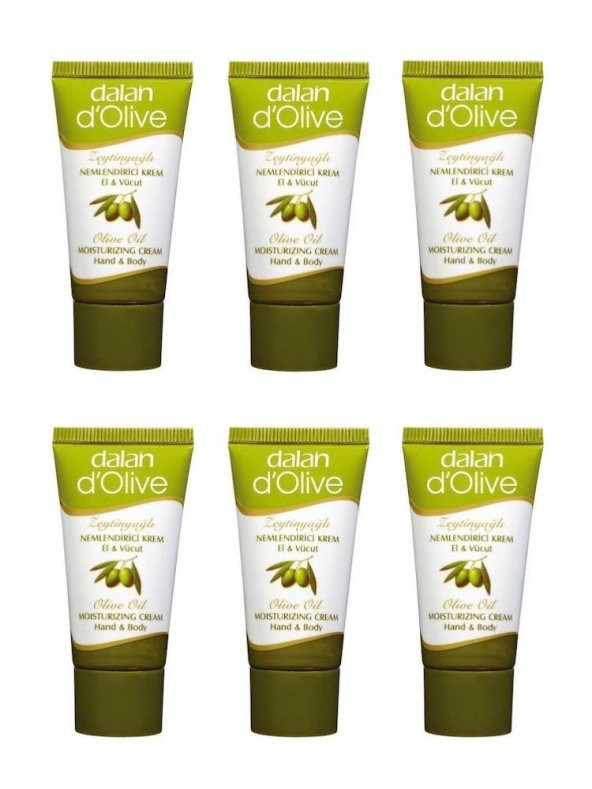 DALAN DOLİVE KREM 20 ML TÜP 6'LI SET