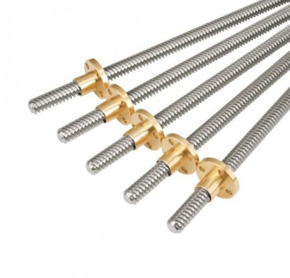 3D yazıcı Vidalı Mil Somun 150mm x 8mm