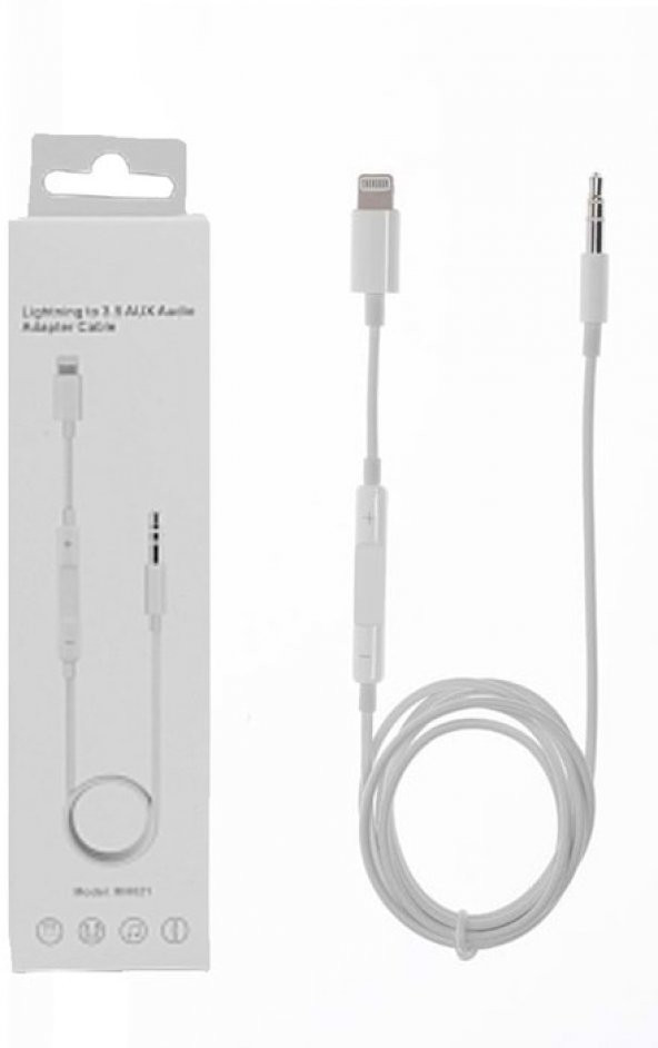 Oem Lightning To 3.5 mm Aux Apple Audio Dönüştürücü Kablo (iPhone