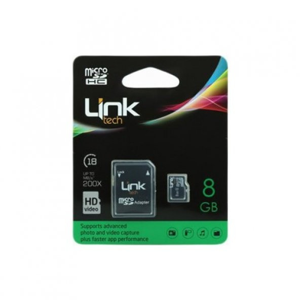 Letstur Link Tech Micro Sd Hc 8 Gb Hafıza Kartı