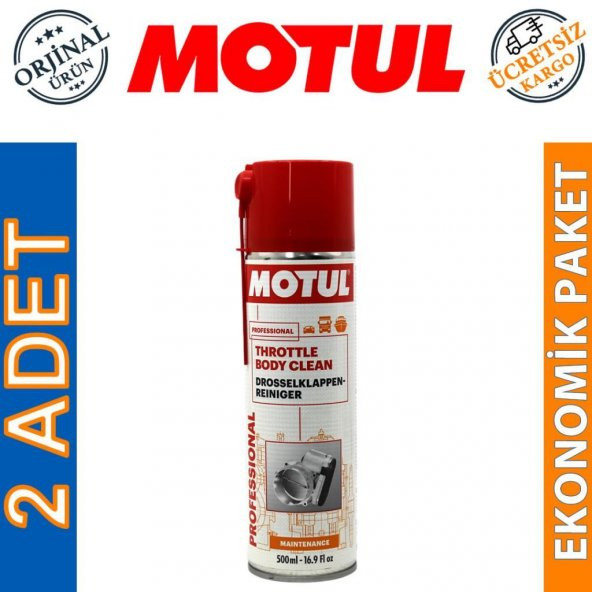 Motul Throttle Body Clean 500 ML Gaz Kelebeği Temizleyici (2 Adet)