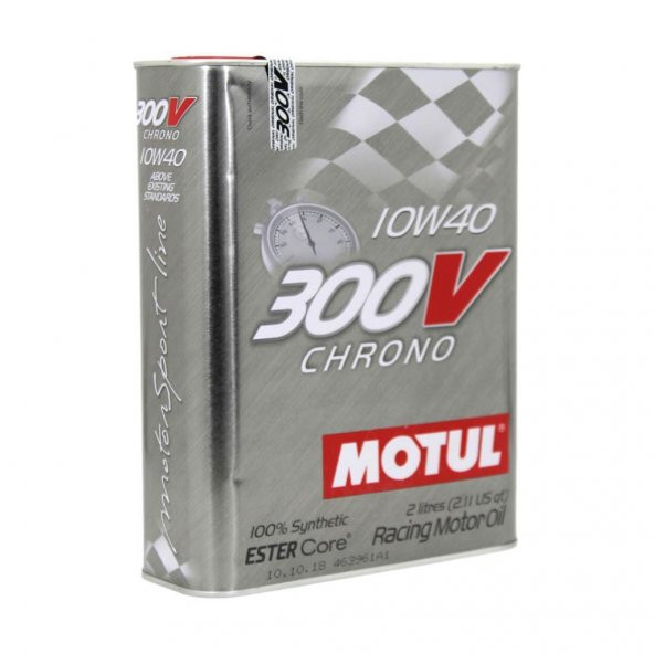 Motul 300V Chrono 10W-40 2 Lt Tam Sentetik Motor Yağı (6 Adet) - Resim 2
