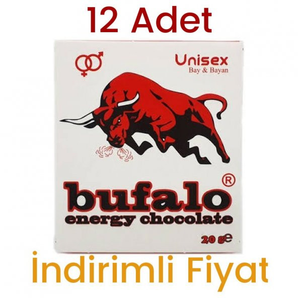 Bufalo Chocolate Çikolata 20 GR 12 Adet