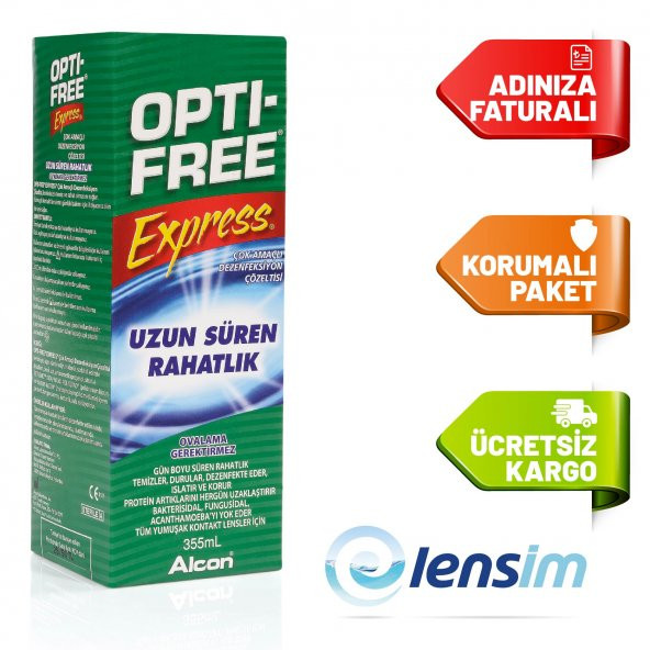 Opti-Free Express 355ml Solüsyon (SKT: 4/2023)