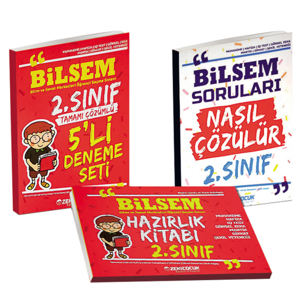 2. Sınıf BİLSEM Hazırlık Seti Zeki Çocuk Yayınları - 2