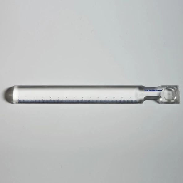 Leuchtturm Cetvel Büyüteç, 2.5X Yakınlaştırma