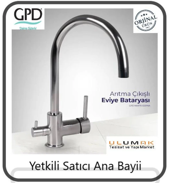 GPD MAR70 Arıtma Çıkışlı Mutfak Bataryası - 5