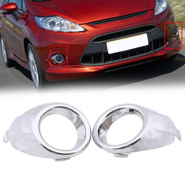 FORD FİESTA SİS FAR ÇERÇEVESİ SAĞ-SOL KROM 2008-2012