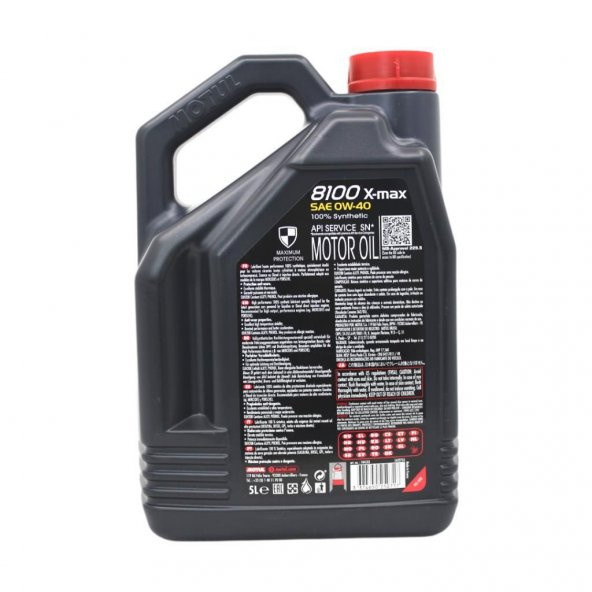 Motul 8100 X-Max 0W-40 5 Lt Tam Sentetik Motor Yağı (4 Adet) - 4