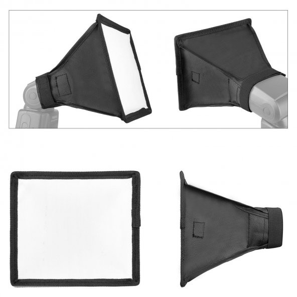 Tepeflaşı için Softbox (Difüzer) 20x30cm - 4