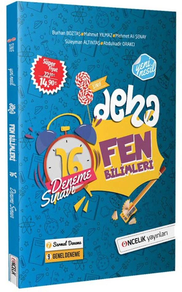 Öncelik 8.Sınıf Deha Fen Bilimleri 16 Deneme Sınavı