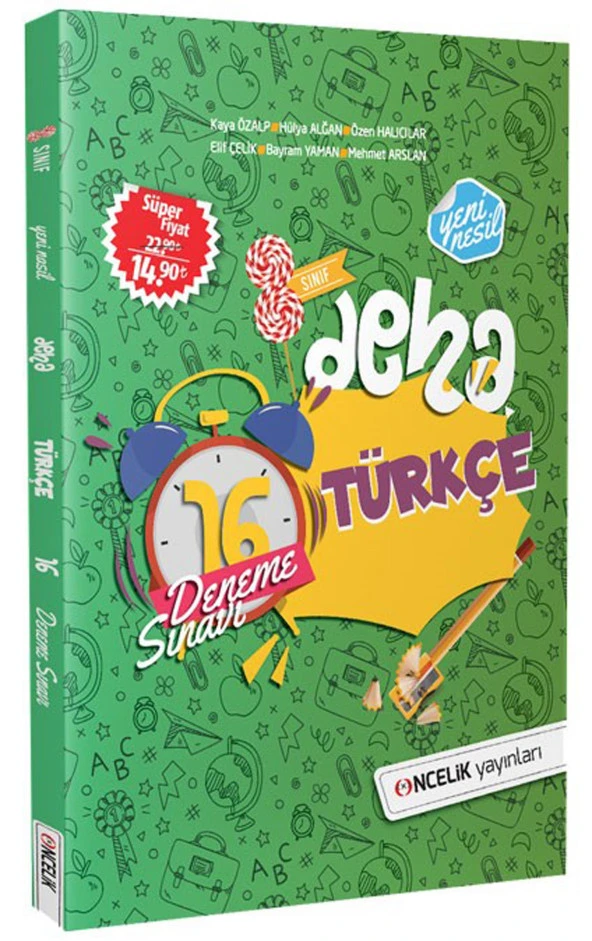Öncelik 8.Sınıf Deha Türkçe 16 Deneme Sınavı