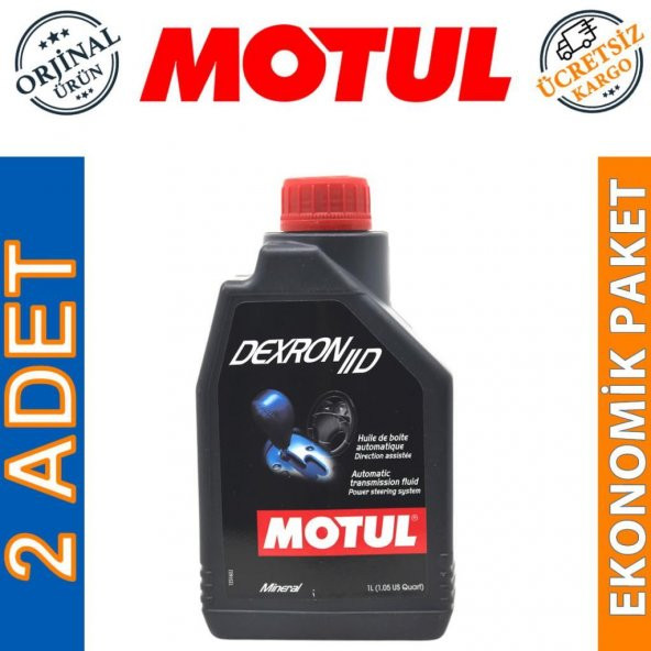 Motul Dexron IID 1 Lt Otomatik Şanzıman Yağı (2 Adet)