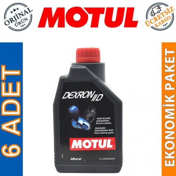 Motul Dexron IID 1 Lt Otomatik Şanzıman Yağı (6 Adet) ürün görseli