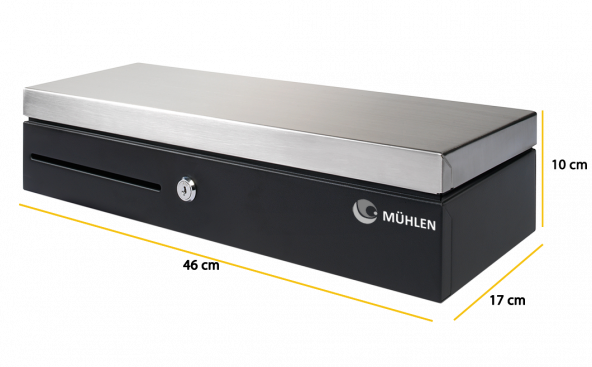 Mühlen Yazar Kasa Para Çekmecesi TP 460 Üstten Açılan - 4