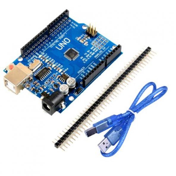 Arduino Uno R3 Ch340 Entegreli (klon) + Usb Kablo - 3